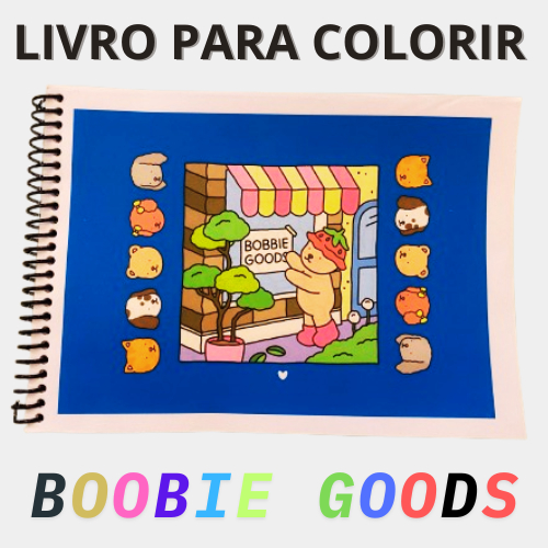 Livro de Colorir Bob Good Azul Infantil Adulto Animado Para Colorir ...