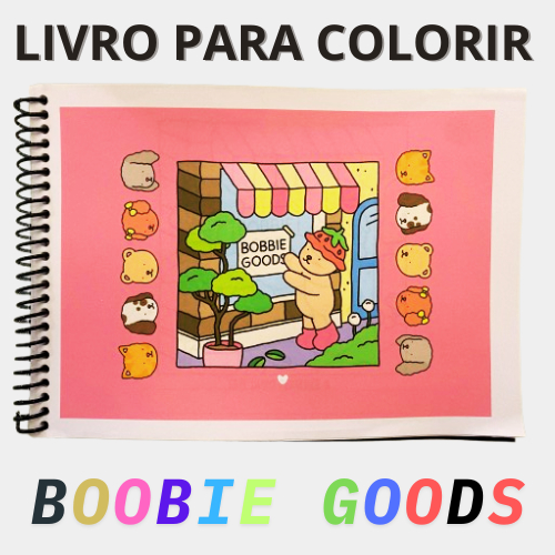 Livro de Colorir Bob Good Rosa Infantil Encadernado | Shopee Brasil