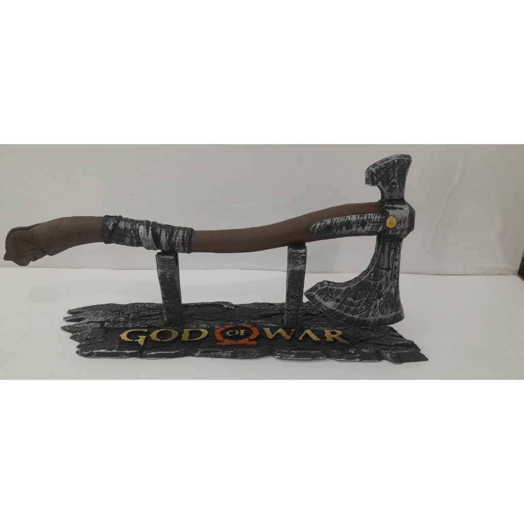 Machado Leviathan God Of War Kratos Ragnarok Cosplay + Base