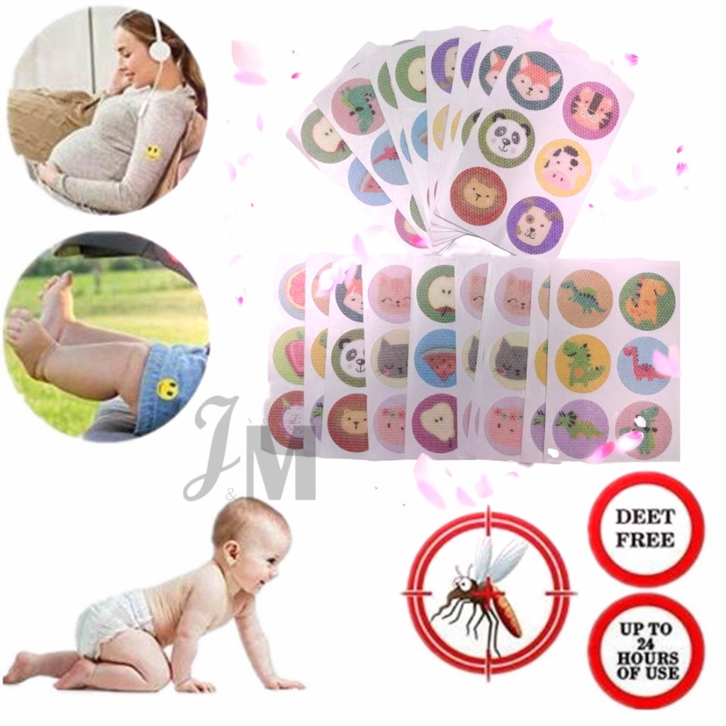Kit 36 Adesivo Repelente Para Bebê Adesivo Repelente Natural Seguro E ...