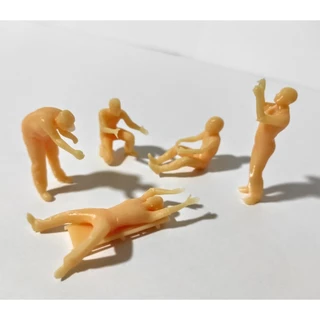 5 Figuras Mecânico Esc. 1:64 H=2,7cm Hot Wheels 1/64 Diecast kart