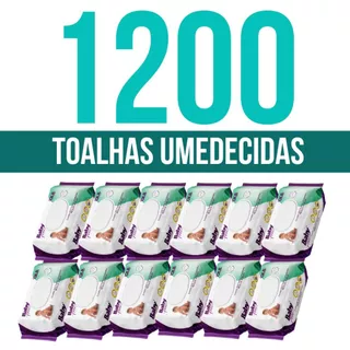 Caixa com 12 Lenços/Toalhas Umedecidas Baby Free c/ 100 Unidades Cada – Tampa FlipTop em Oferta na Shopee