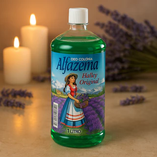 Colônia Alfazema Halley Original 1 Litro
