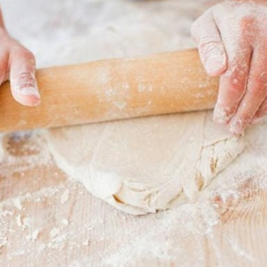 Rolo de Madeira para Massas, Macarrão, Pão e Pizza 43cm