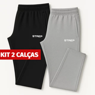 Kit 2 Calça Masculina Dry Fit Com Elastano Esportiva Academia Treino Fitness