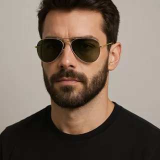 Óculos De Sol Classico Aviador Masculino