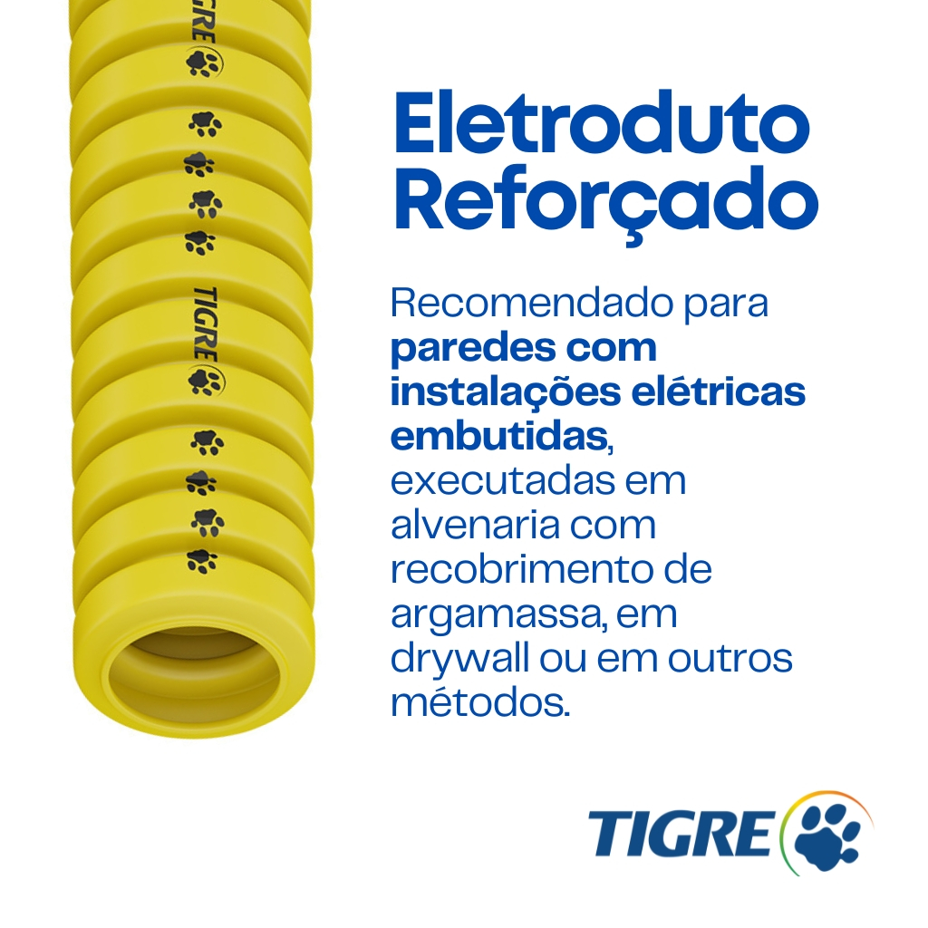 Conduite Corrugado 1 Polegada x 25m - Tigre Kit C/ 3 Rolos | Shopee Brasil