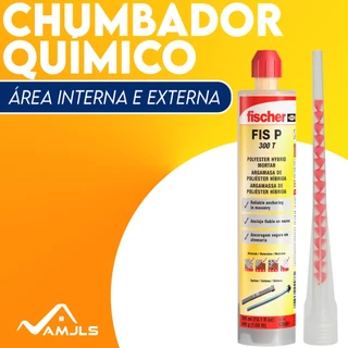Kits Chumbador Bucha Quimica Fischer Fis P 300 T - 490gr