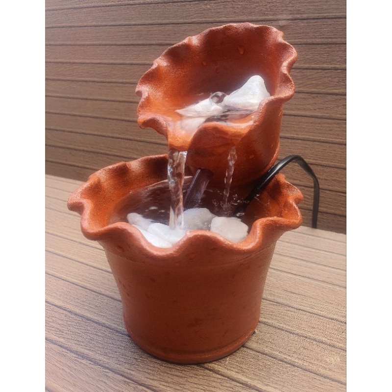 Fonte de barro para agua com bomba bivolt | Shopee Brasil