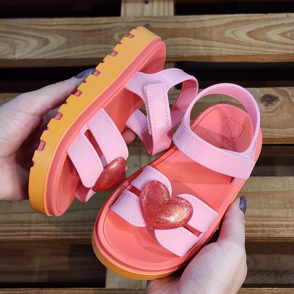 19122 Sandália Infantil Zaxy Feminina Zaxynina Daily Love Chinelo