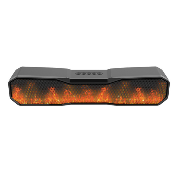 Caixa De Som Potência 10w Portátil Sem Fio Bluetooth Cor RGB