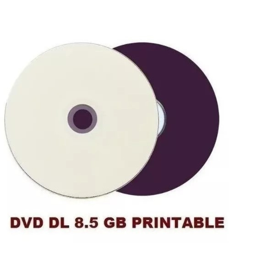 12 Dvd+r Dl 8.5gb 8x Printable Ridata Dual Layer Id: Ritek | Shopee Brasil