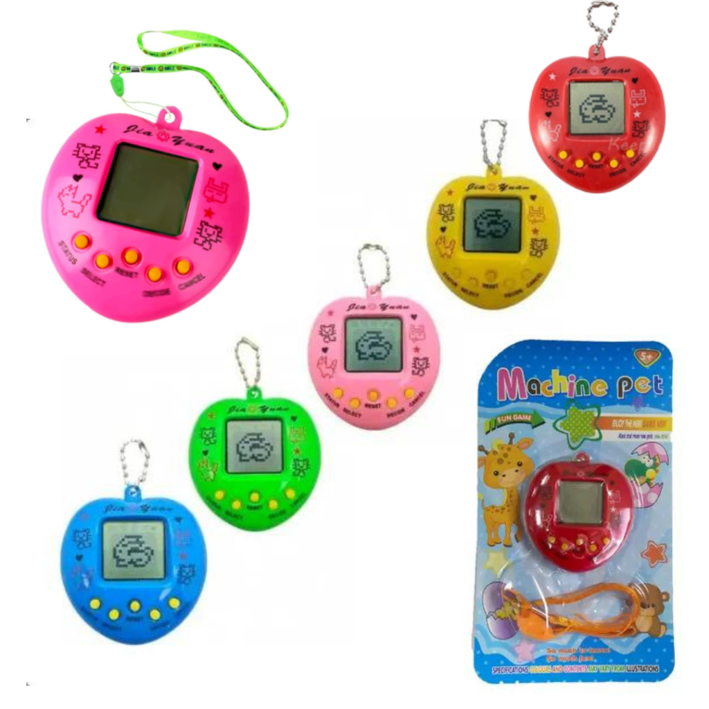 Novo Bichinho Virtual Tamagochi Animais Brinquedo 168 Bichos Com Cordão