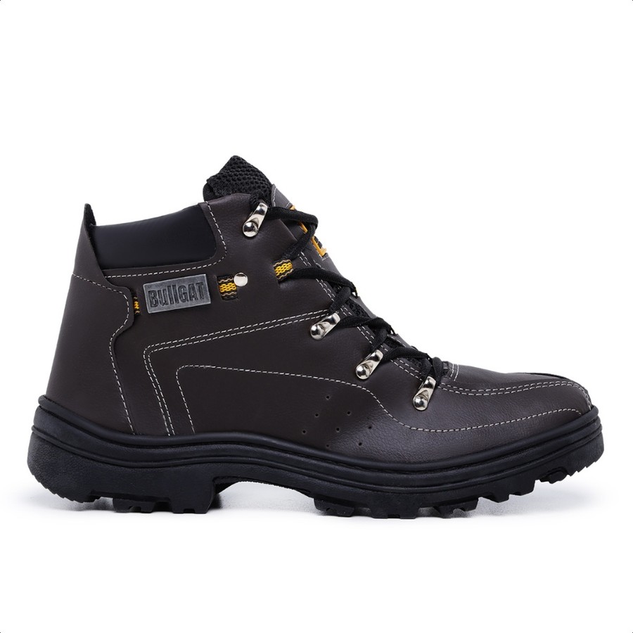Coturno Masculino Bota Motociclista Motoboy Militar Cano Médio Tático