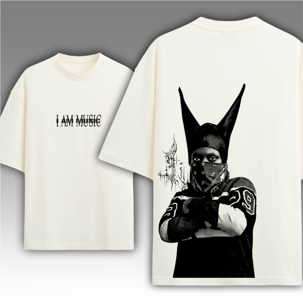 Ripfire Camiseta Streetwear Oversized Playboi Carti I Am Music