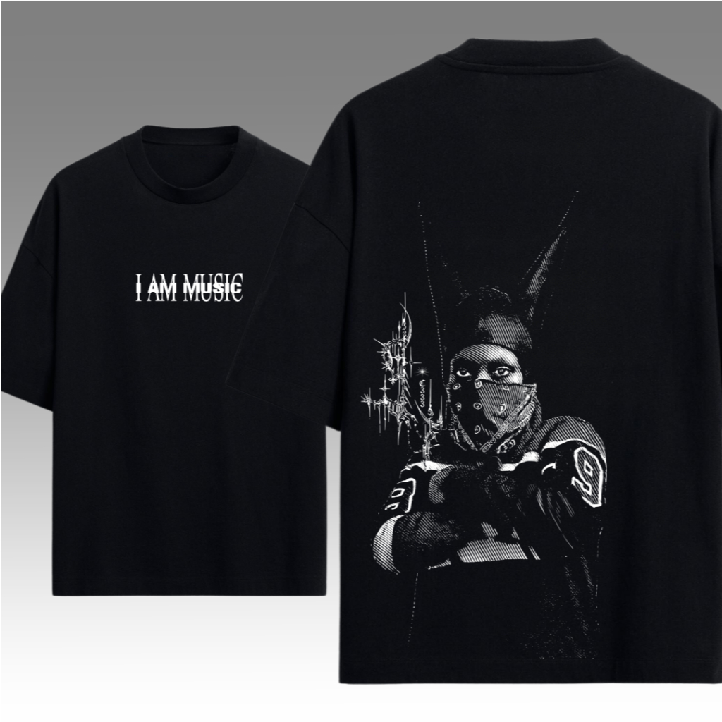 Ripfire Camiseta Streetwear Oversized Playboi Carti I Am Music