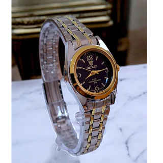 Relógio Feminino ORIMET Mini Vintage Elegante Pulseira Aço Prova D'água
