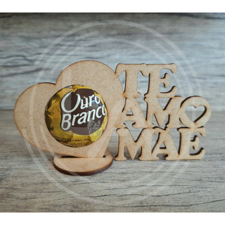 Kit 10 Lembrancinhas Dia das Mães Mdf Cru Brinde Presente Modelo Coração Lembrança Igreja Comércio Escola Porta Bombom em Oferta na Shopee