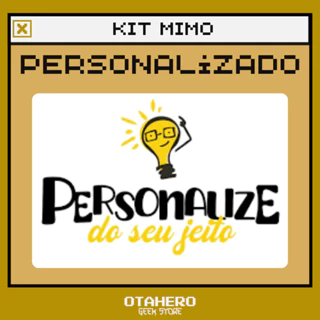 Kit Mimo personalizados do seu jeito - ANIME, GEEK, GAMES em Oferta na Shopee