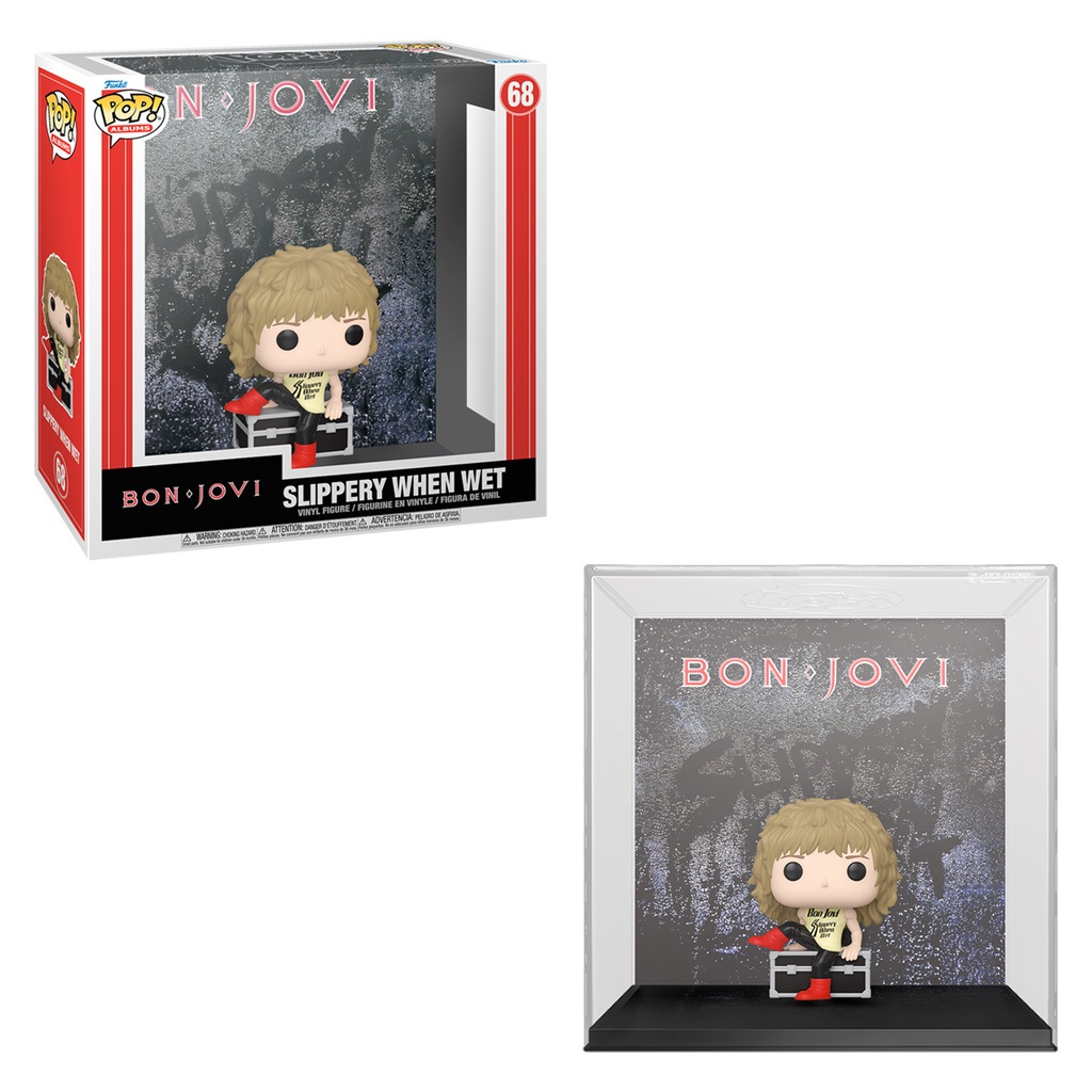 FUNKO POP ROCKS ALBUMS BON JOVI SLIPPERY WHEN WHET 68 NOVO