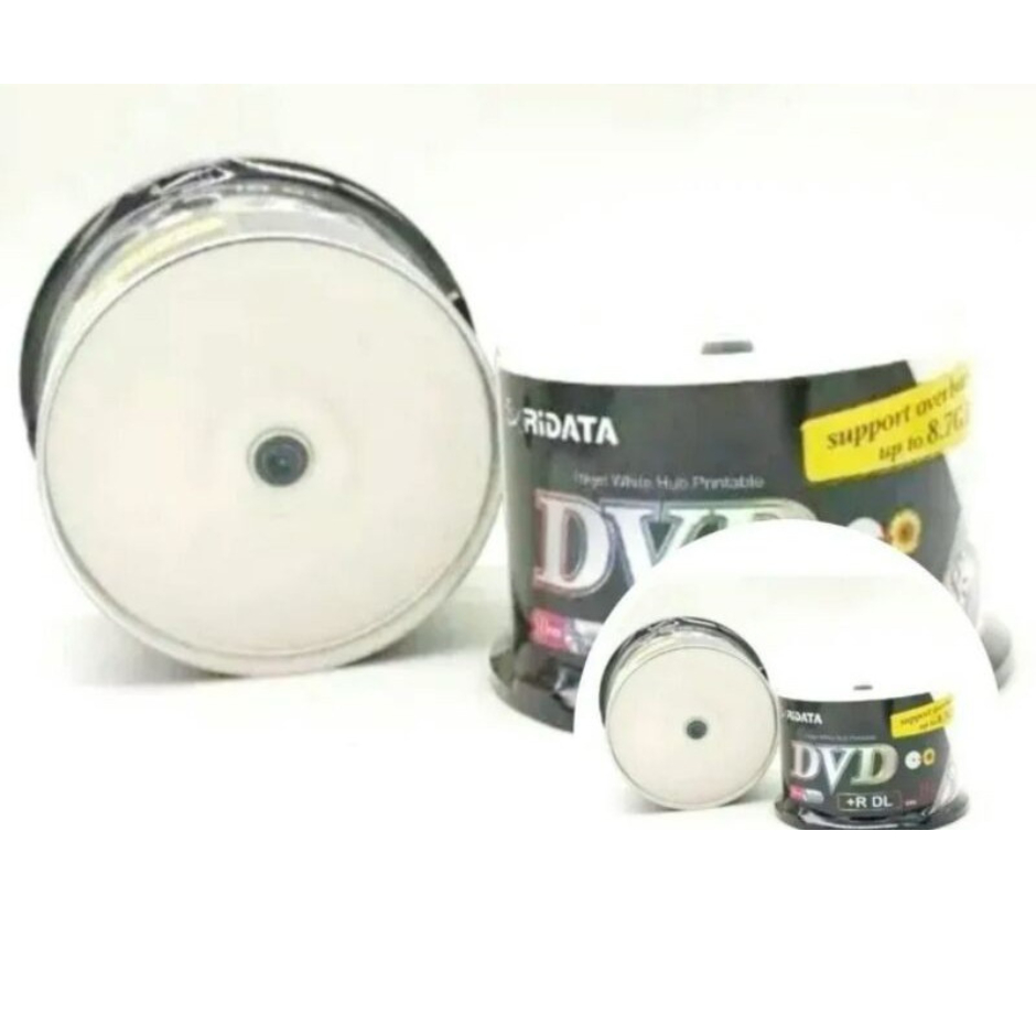 10 Dvd+r Dl 8.5gb 8x Printable Ridata Dual Layer Id: Ritek | Shopee Brasil