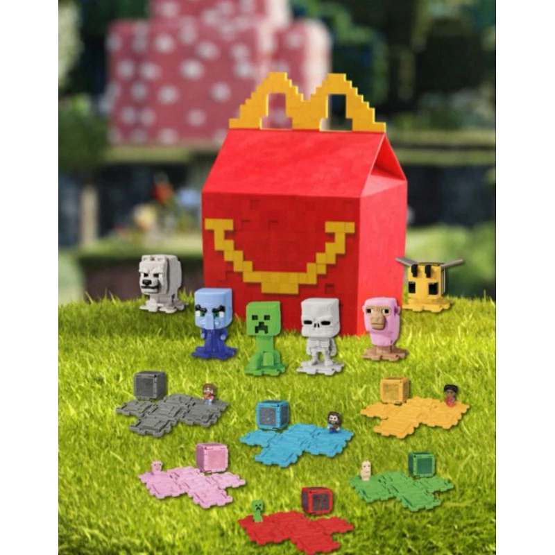 Brinquedos Minecraft MC Donald's o filme (Lacrados) | Shopee Brasil