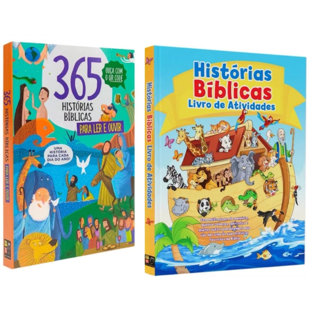 Kit Infantil - 365 Histórias Bíblicas para Ler e Ouvir + Histórias ...