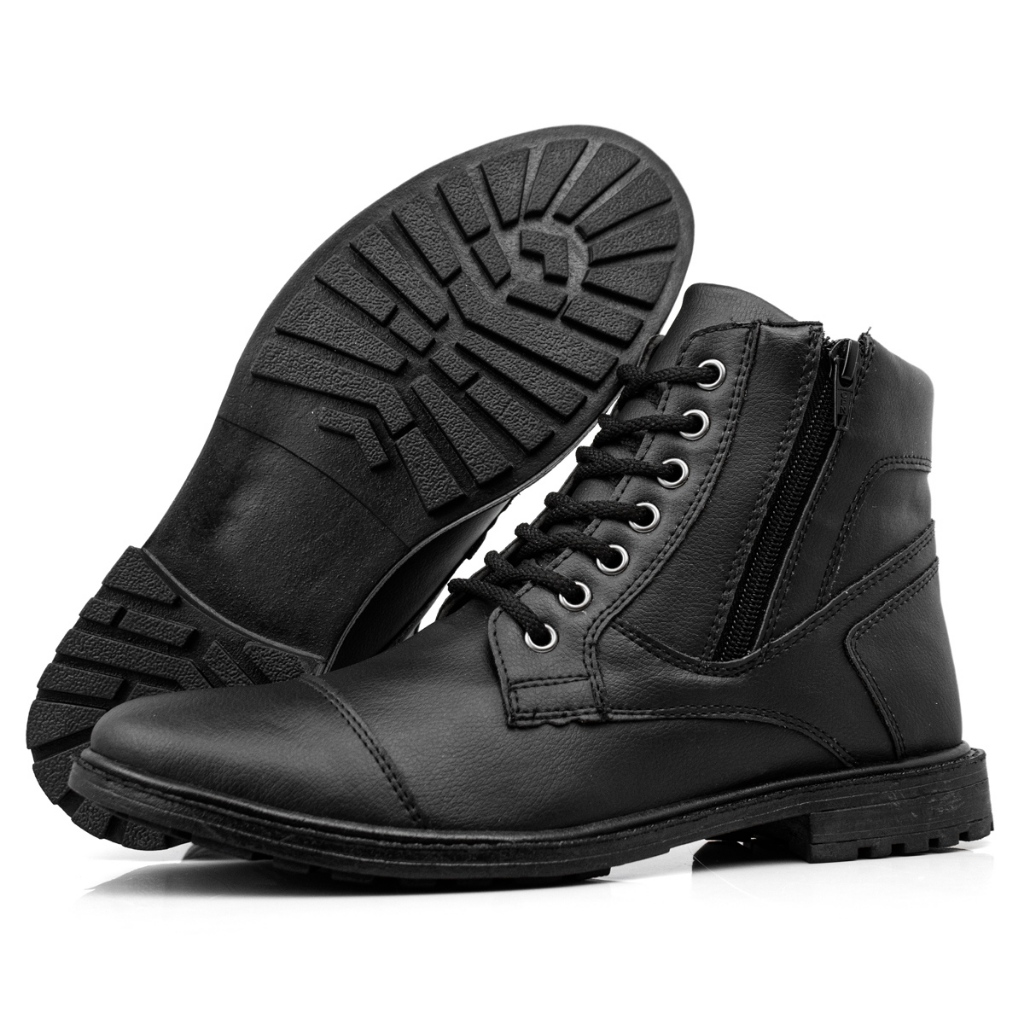 Bota Casual Bota Masculina Ziper Bota Masculina Casual Sport Fino