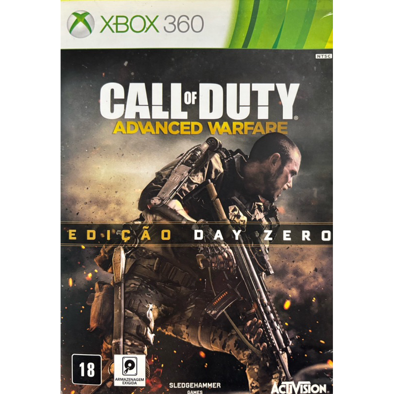 call of duty advanced warfare edição day zero xbox 360 original , midia ...