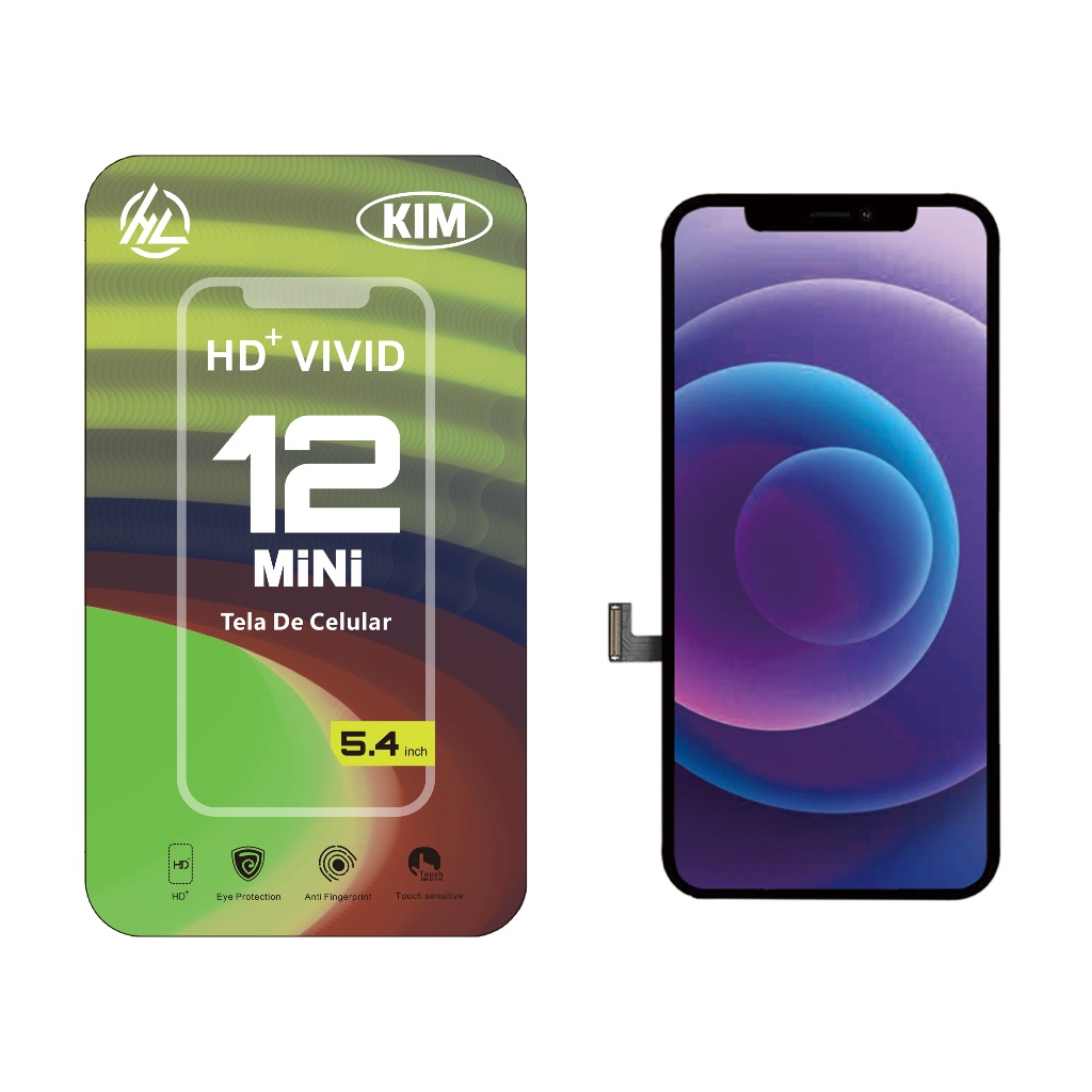Display Tela Touch Frontal iPhone 12 mini Vivid Qualidade AAA