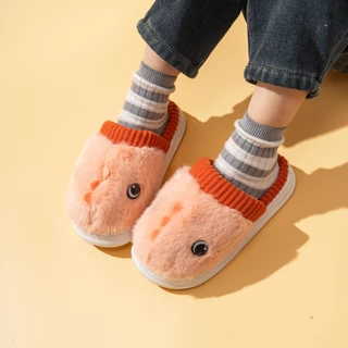 Pantufa Chinelo De Casa Infantil Menino Menina Pelúcia Confortável Inverno FTX0610DIN em Oferta na Shopee