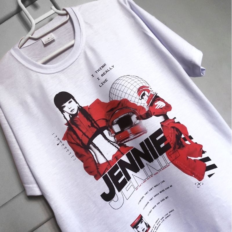 Camiseta Unissex 'like JENNIE' Ruby KPOP Blackpink | Shopee Brasil