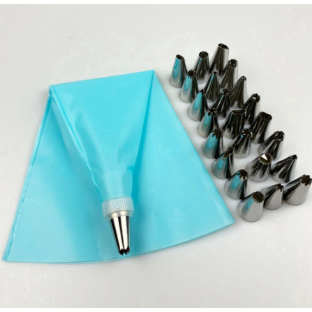 48 Pcs Conjunto De Confeiteira De Silicone Com Bico Para Dec