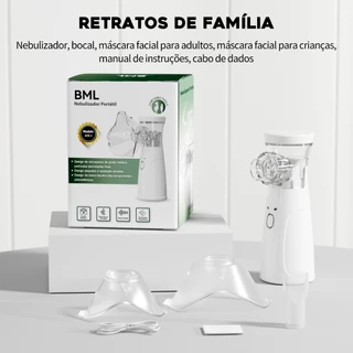 BML Nebulizador Portátil Mini Inalador Silencioso Ultra-sônico Automático para Adultos e Crianças em Oferta na Shopee