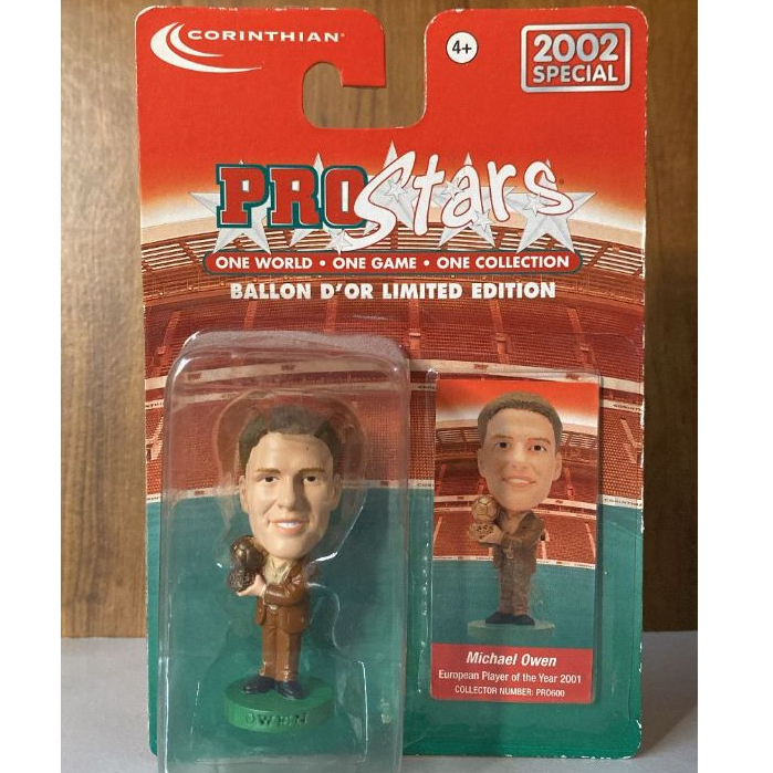 212★サッカー★michael owen★prostars★フィギュア Mini Craque ProStars Owen Bola de Ouro (Blister) | Shopee Brasil