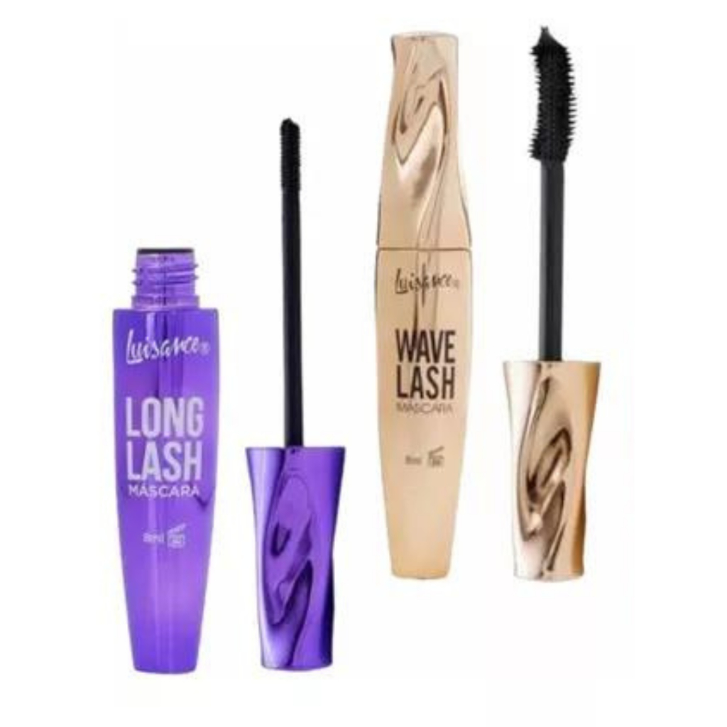 Mascara de Cilios Wave Lash Luisance Rimel Alonga Volume Curva Efeito ...