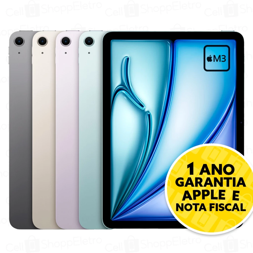Melhores Tablets “Bom e Barato” com Canetinha (2025): guia completo para estudar, trabalhar e jogar Apple iPad Air 2025 M3 Tela 11 polegadas Wi-fi 128GB Original Novo Lacrado Garantia Apple 1 Ano