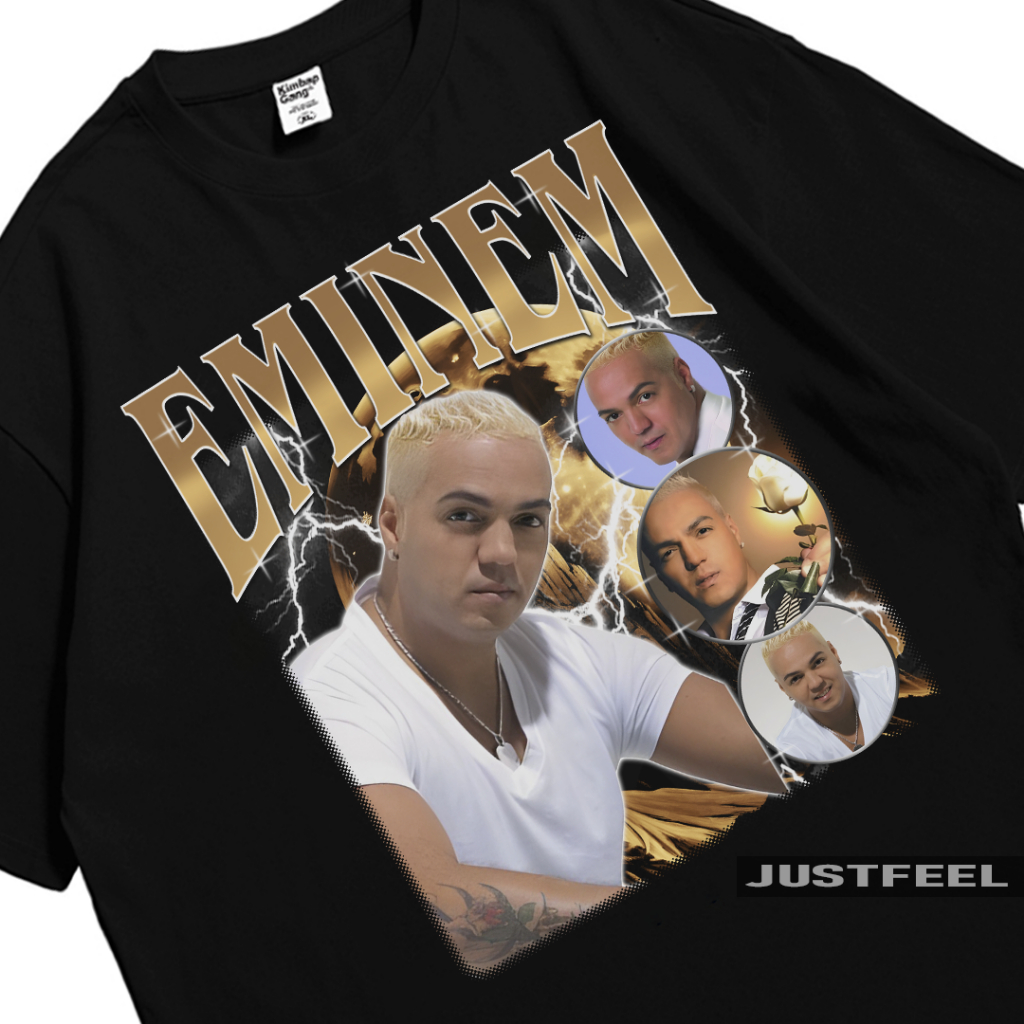 Camiseta T-shirt Unissex Algodão Eminem Belo 90's | Shopee Brasil