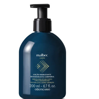 Loção Hidratante Desodorante Corporal Malbec 200ml em Oferta na Shopee