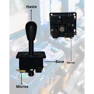 Controle Arcade Joystick Fliperama Comando Manche Jogos - Escolha as cores