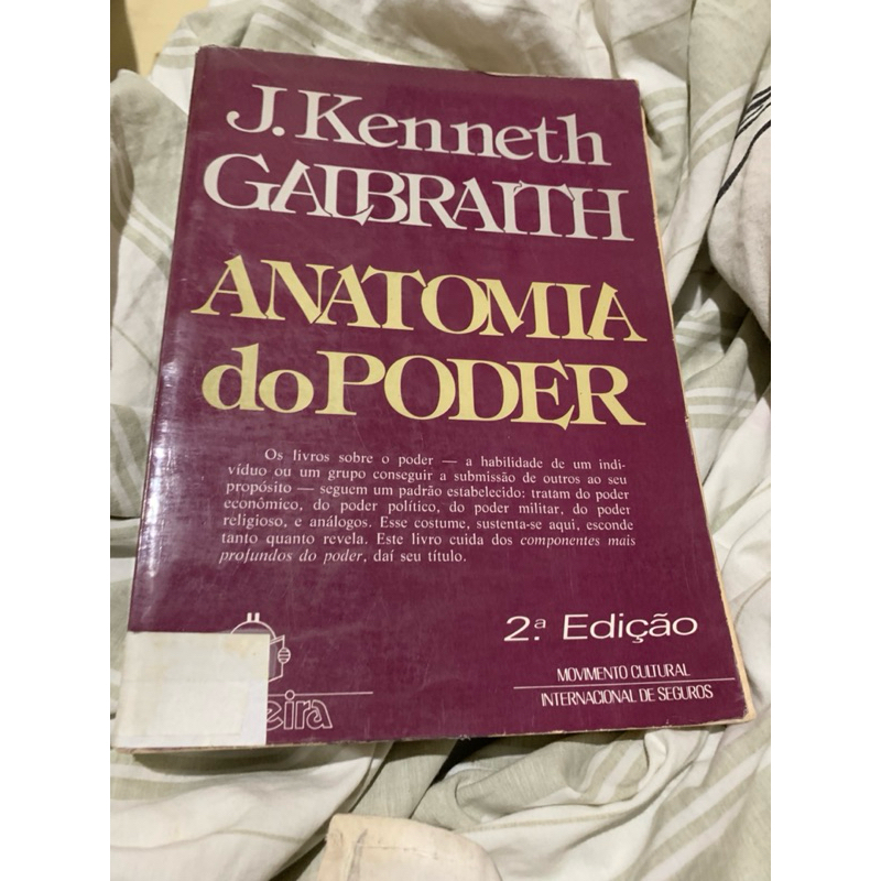 Anatomia do poder - Galbraith | Shopee Brasil