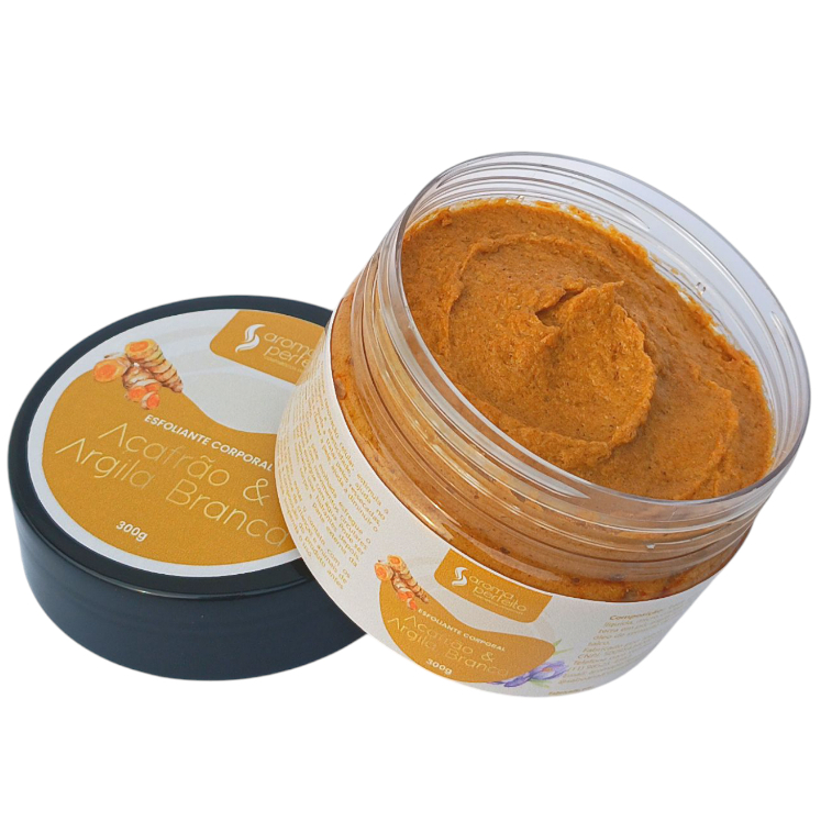 Esfoliante corporal de açafrão com argila branca — foto 5