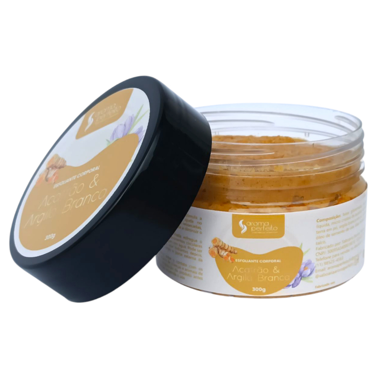 Esfoliante corporal de açafrão com argila branca — foto 4