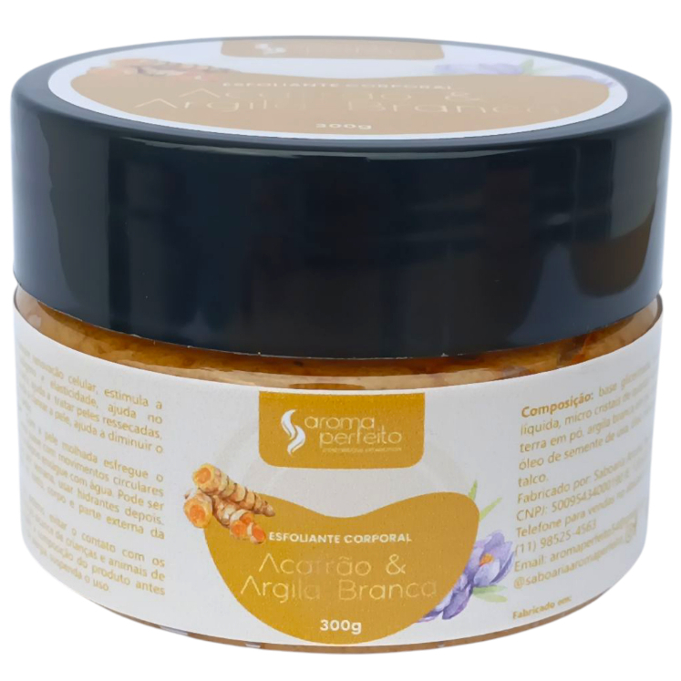 Esfoliante corporal de açafrão com argila branca — foto 6