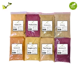 Combo Energético Natural - Beterraba, Uva, Ginseng, Gengibre, Maca Peruana, Guaraná, Catuaba, Marapuama