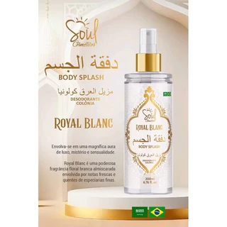Body Splash Árabe Soul Cosméticos Perfume Arabe Alta Fixação e Projeção Virgínia 200ml