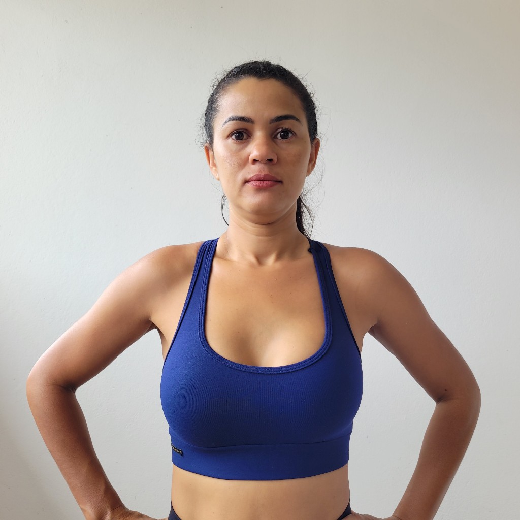 Top Nadador sem Bojo Academia K2B Original Travesso Poliamida Com