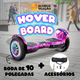 Hoverboard Overboard Infantil Adulto Skate Elétrico 10" Led Bluetooth Bateria De Grande Capacidade Motor Brushless