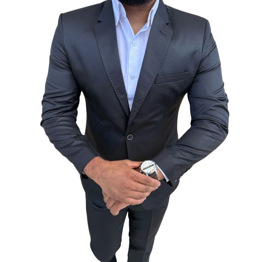 Terno Poliviscose Masculino Social Luxo Moderno Alta Qualidade Tecido ...