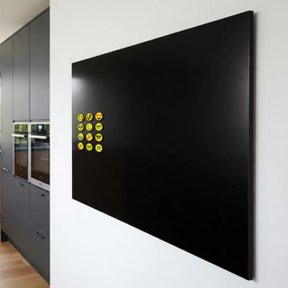Painel Metálico 100X60cm VÁRIAS CORES Mural De Fotos Recados Notas Lembretes Quadro + 12 Imãs